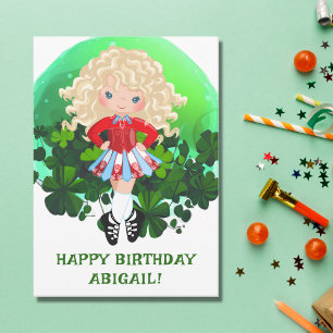 Tarjeta Fiesta irlandesa San Patricio