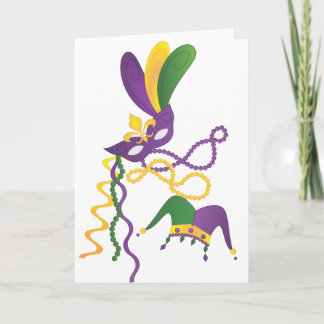 Tarjeta Fiesta Mardi Gras