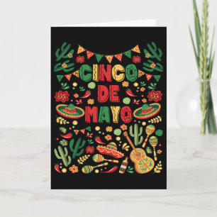 Tarjeta Fiesta Mexicana Cinco De Mayo 5 De Mayo Hombres Mu