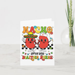 Tarjeta Fiesta Mexicana Cinco De Mayo Enfermera De Diálisi