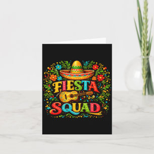Tarjeta Fiesta Mexicana Cinco De Mayo Vamos a Taco Acerca