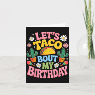 Tarjeta fiesta mexicana cinco de mayo vamos a taco bout
