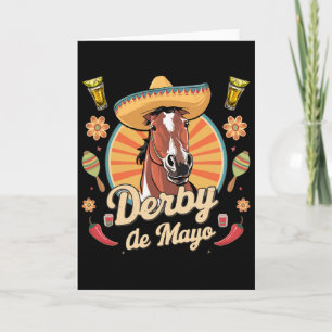 Tarjeta Fiesta Mexicana Derby De Mayo Cinco De Mayo