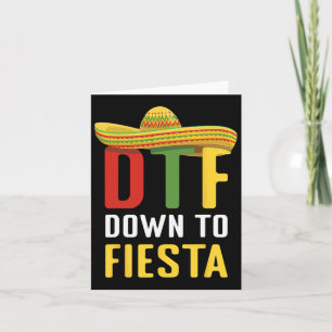 Tarjeta Fiesta México Cinco De Mayo Dtf