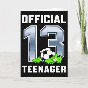 Tarjeta Fiesta oficial de cumpleaños número 13 para adoles