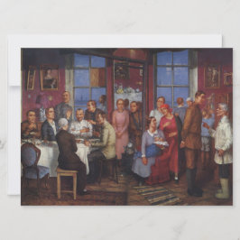 Tarjeta Fiesta para el calentamiento de la casa