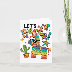 Tarjeta Fiesta Pinata Cinco De Mayo Fiesta Mexicana