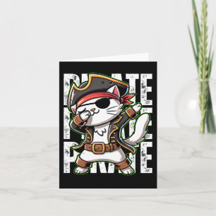 Tarjeta Fiesta pirata pirata de pirata de piratas de pirat