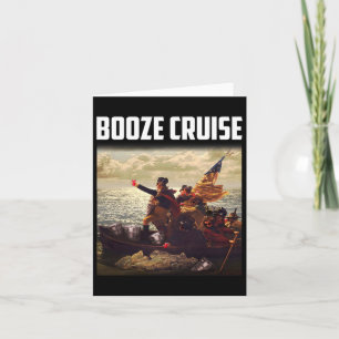 Tarjeta Fiesta Político Booze Cruise Shades Y Red Cups T