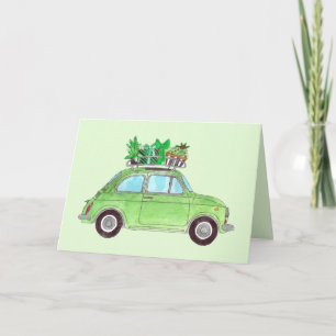 Tarjeta Fiesta Retro Verde 500 Topolino