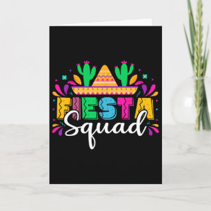 Tarjeta Fiesta Squad Fiesta Mexicana Cinco De Mayo
