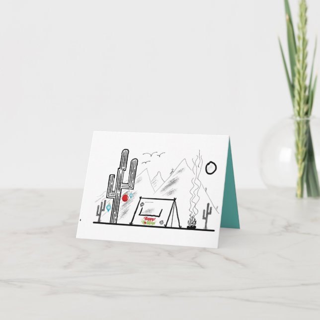 Tarjeta Fiestas de Cactus 1 (Anverso)