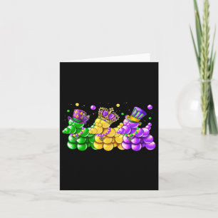Tarjeta Fiestas del Carnaval de Mardi Gras