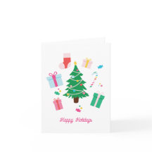 Fiestas felices del árbol de navidad de adormidera