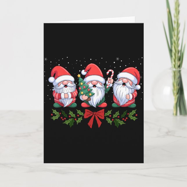 Tarjeta Fife Life Christmas Gnome Holiday Winter Xmas  (Anverso)