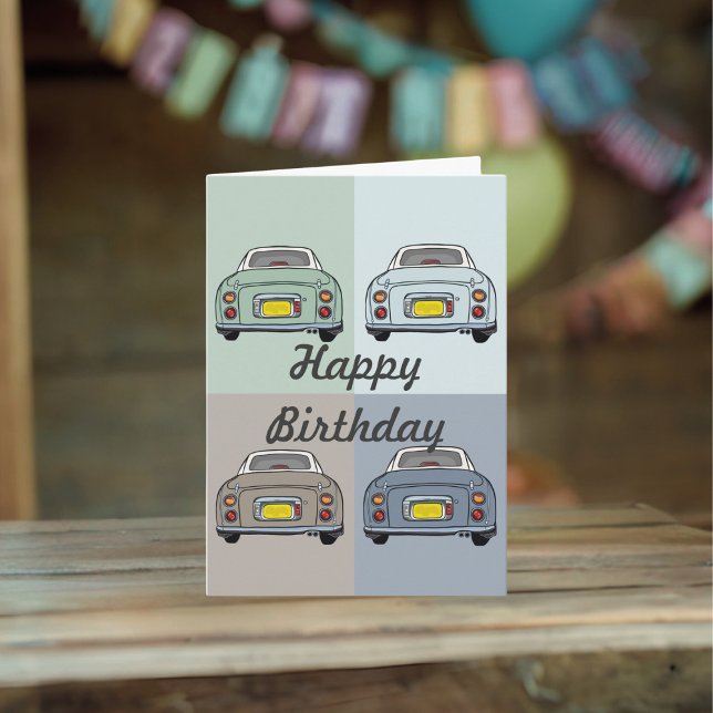 Tarjeta Figaraciones Figaro Season Car Birday Card (Happy Birthday to your figaro! Send them this card (or send it to a figgy loving friend))