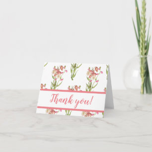 Tarjeta Figs con patrón de flores