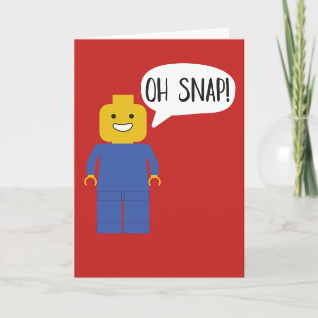 Tarjeta Figura de juguete de ladrillos de construcción Tar (Anverso)