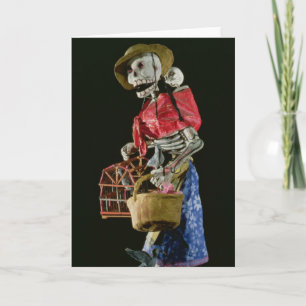 Tarjeta Figura para el día de los muertos