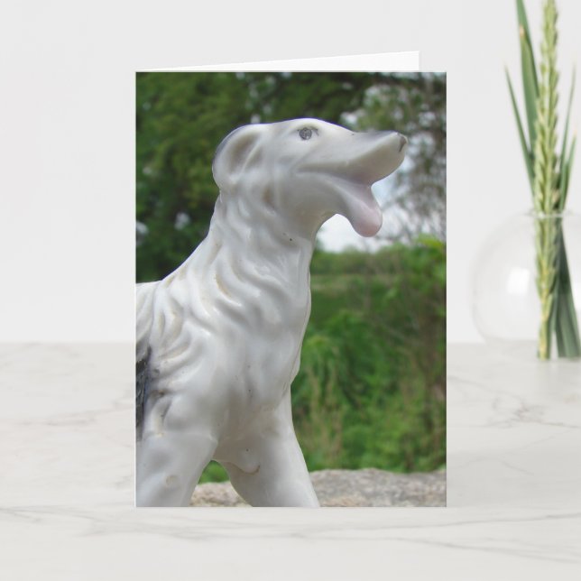 Tarjeta Figuras de perros antiguos (Anverso)