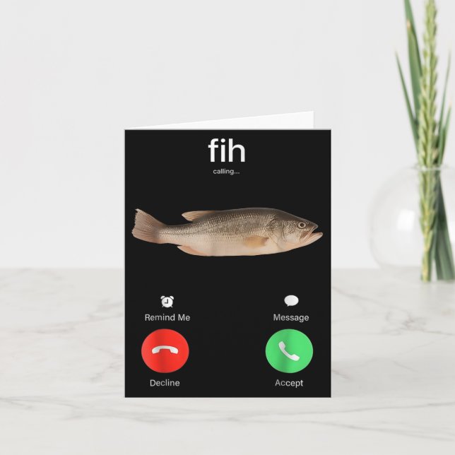 Tarjeta Fih Llamando Recordarme Mensaje Rechazar Aceptar T (Anverso)