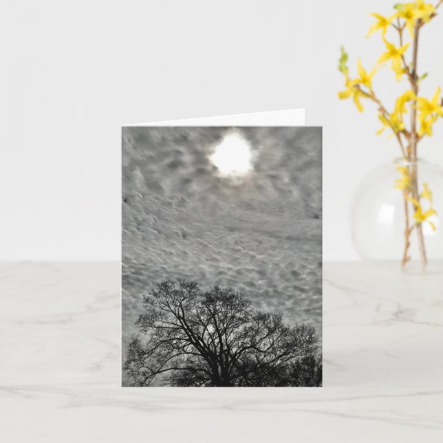 Tarjeta fijo, para todas las ocasiones, Cielo Increíble (flor amarilla)