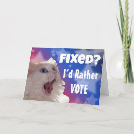 Tarjeta ¿Fijo? Prefiero votar