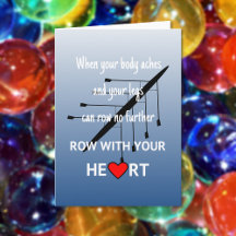 Fila con tu corazón inspirador