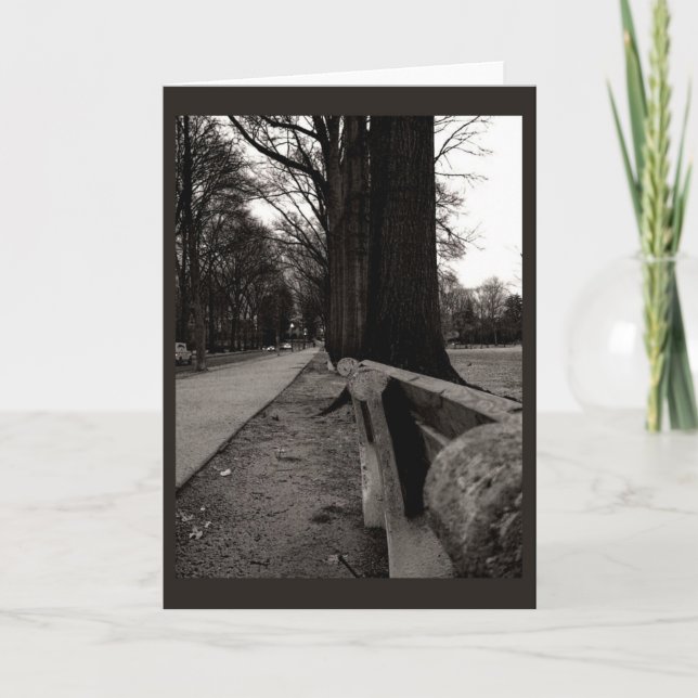 Tarjeta Fila de árboles (Anverso)