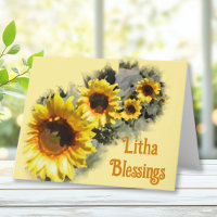 Fila de Girasoles Litha Bendiciones del Solsticio 