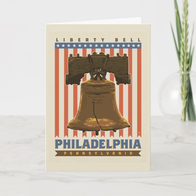 Tarjeta Filadelfia | Liberty Bell (Anverso)