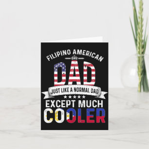 Tarjeta Filipina Aamerican Día del Padre Papa