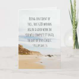 Tarjeta Filipinas 1:6 DIOS que ha empezado un buen trabajo