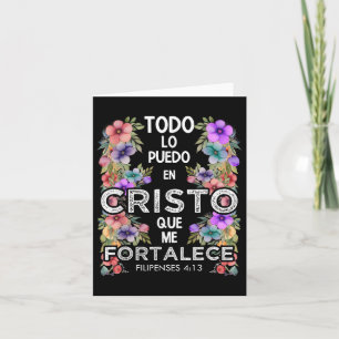 Tarjeta Filipinas 4_13 Biblia cristiana española Verse Jes
