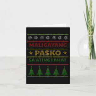 Tarjeta Filipinas Pilipinas Navidades filipinos Parol Xma