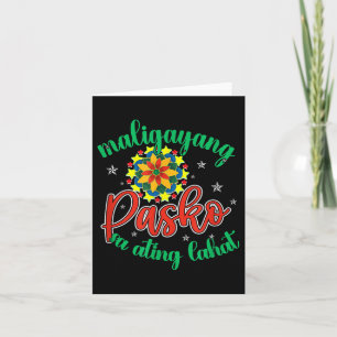Tarjeta Filipinas Pilipinas Navidades filipinos Parol Xma