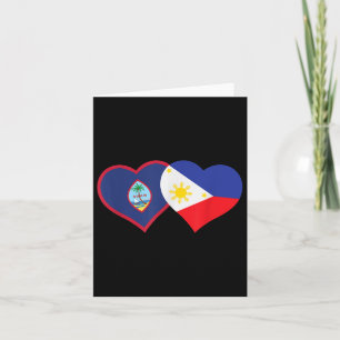 Tarjeta Filipino Guam Corazón Pinoy Chamorro Filipinas Gua