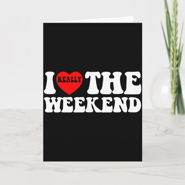 Tarjeta Fin de semana divertido regalos para parejas de ca (Anverso)