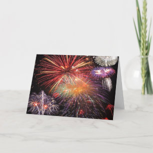 Tarjeta Final de Fuegos Artificiales