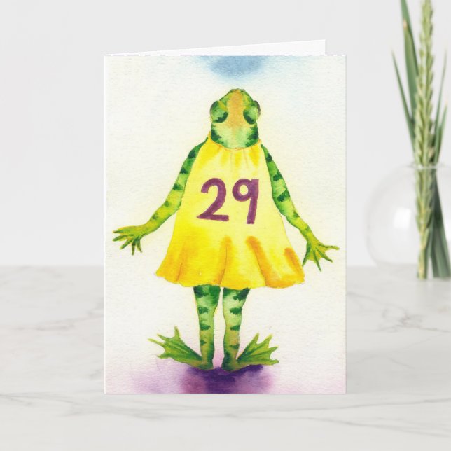 Tarjeta ¡FINALMENTE! ¡Cumpleaños feliz del DÍA de SALTO! (Anverso)