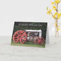 Finalmente Tiempo de Jubilación Tractor Antiguo