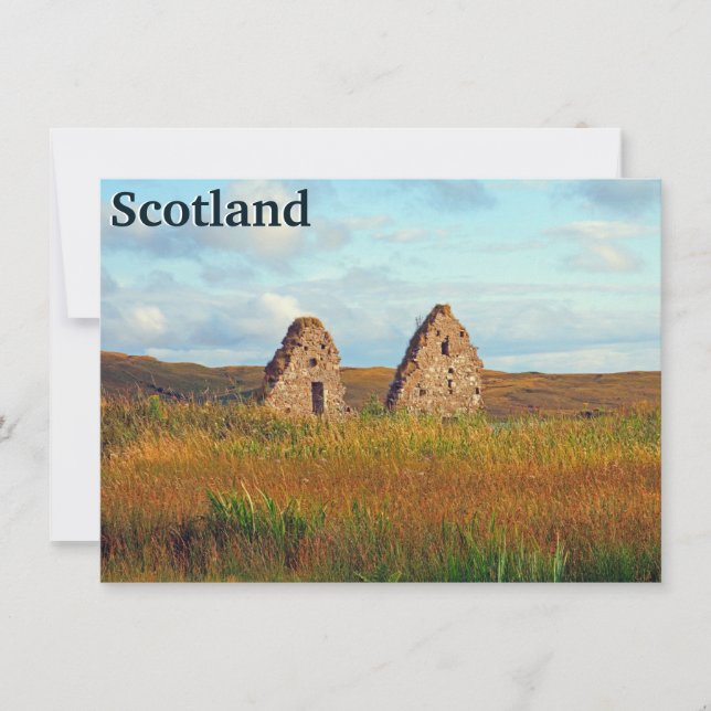 Tarjeta Finlaggan, Escocia (Anverso)