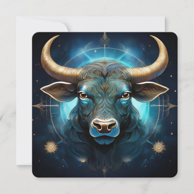 Tarjeta Finnbhennach El Arte Del Tauro De Toro Blanco (Anverso)