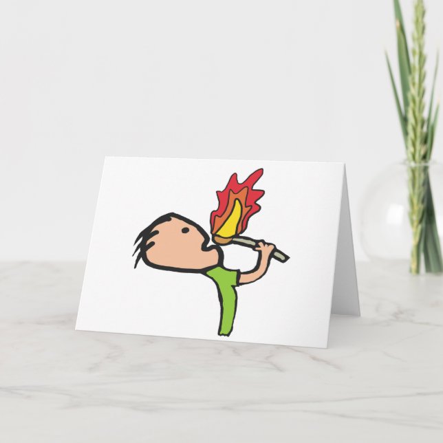 Tarjeta Fire Eating (Anverso)