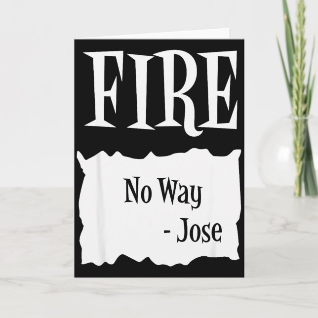 Tarjeta Fire - Hot Packet Halloween Taco Costume  (Anverso)