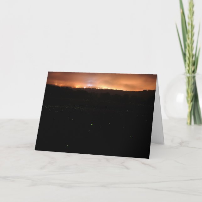 Tarjeta Fireflectores de noche (Anverso)