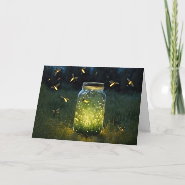 Tarjeta Fireflies Jar (Anverso)