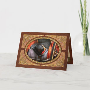 Tarjeta Fireman - Gorra - Departamento de Bomberos de Plai