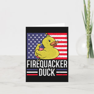 Tarjeta Firequacker Duck 4 De Julio Firecracker Independie