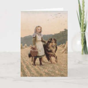 Tarjeta Firm Friends, principios del siglo XX,